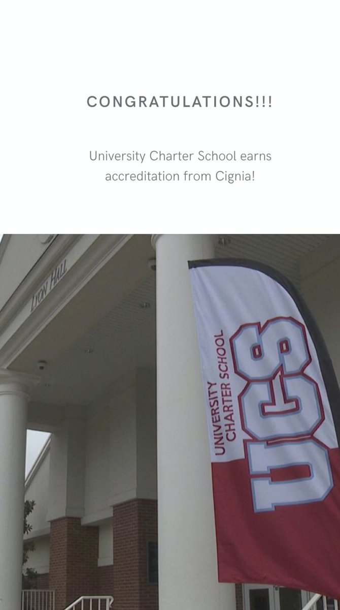 AlabamaNew's tweet image. Congratulations to University Charter School for earning its accreditation from @CogniaOrg!!!  bit.ly/2CDpjVy #charterschools #measuredprogress #universitycharterschool