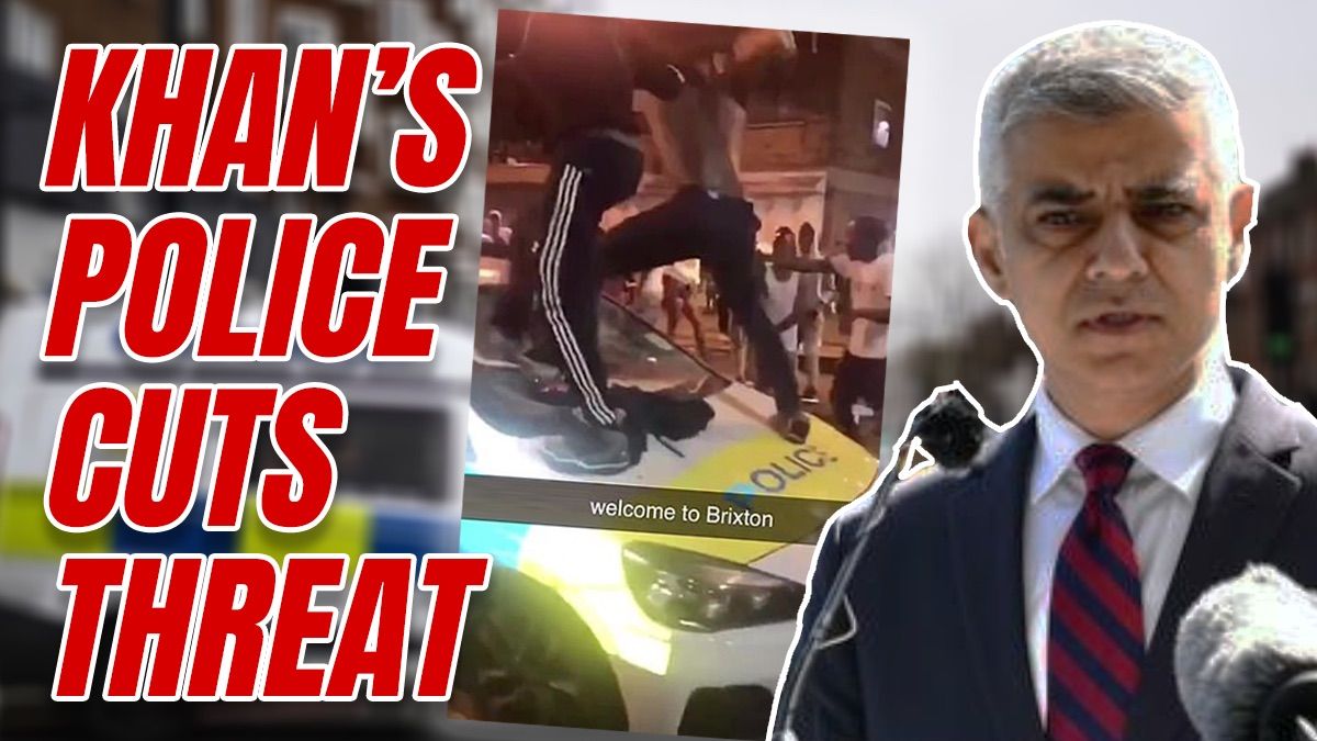 GuidoFawkes's tweet photo. Sadiq Threatens to Cut 3,600 Police Amid Riots in London https://t.co/TrD4g8YIUq https://t.co/vs5929yGGU