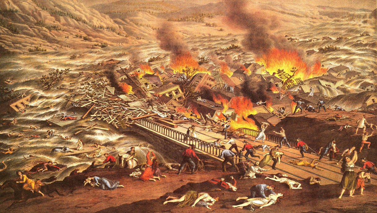 thisdisasterpod's tweet photo. ππ₯π A contemporary lithograph depicting the Johnstown flood wasn't too far off of the reality. Hear about it in our latest episode!
https://t.co/SX8PlskdK8
#johnston #conemaugh #flood #johnstownflood #pennsylvania #history #usa #ushistory #disaster #podcast #apple #listen https://t.co/b7WXprSAIz