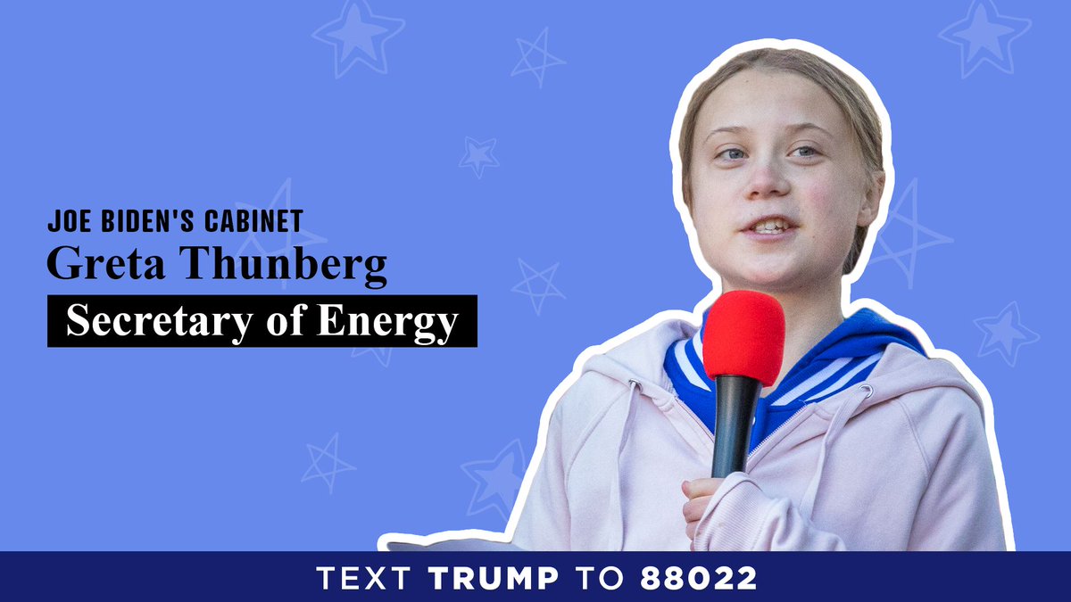 Greta Thunberg, Secretary of Energy