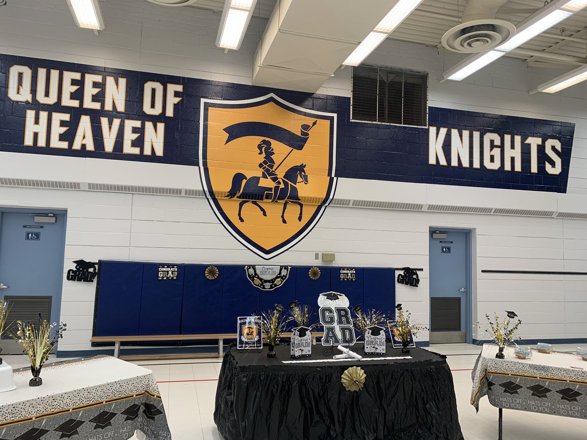 Our New School Logo! We look forward to seeing all of our QofH Knights in September.
