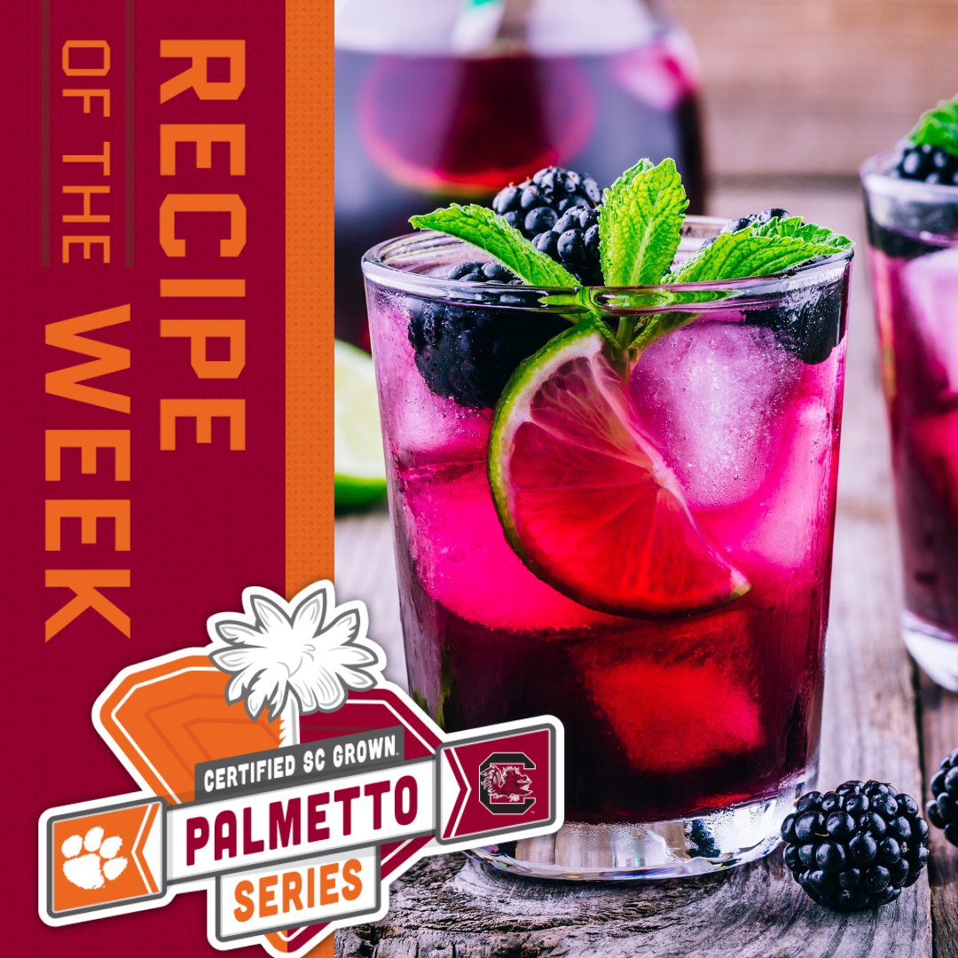 Try the #CertifiedSC Recipe of the Week for Blackberry Mojitos. Refreshing and sweet, it's a great drink to enjoy this summer. bit.ly/3eJL6c1