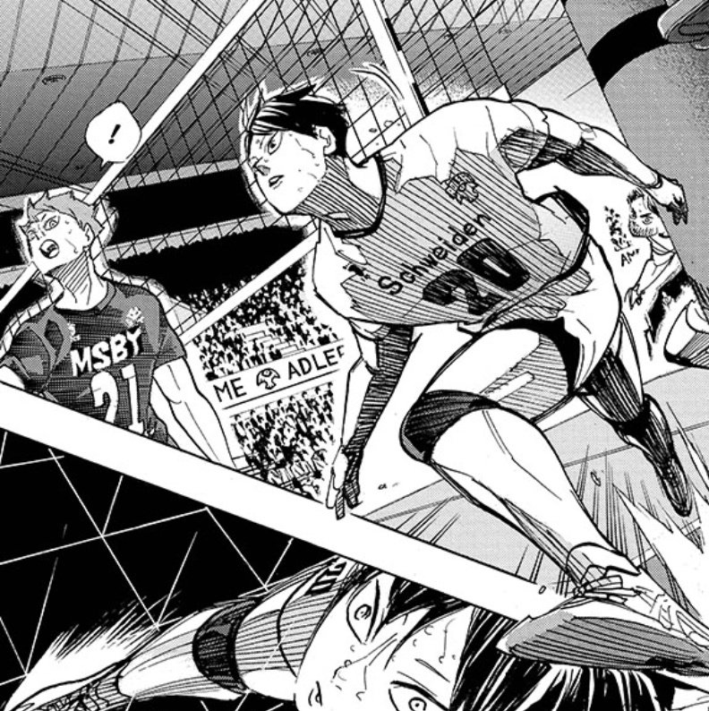 Kagehina on the same side of the court is sending me 