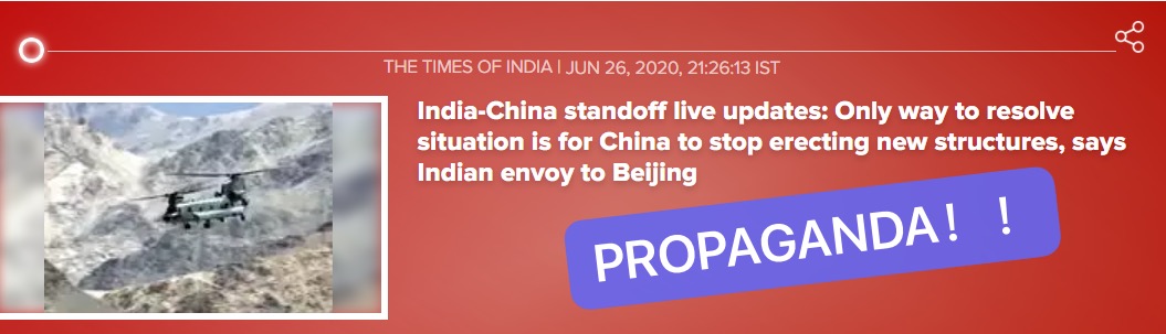 HuXijin_GT's tweet photo. Indian side, don’t extort China. Please honestly abide by the new consensus reached at commander-level meeting between two militaries and stop unilateral inflammatory propaganda. China doesn’t fear you, and you just learned that. https://t.co/RlIuwakhVe