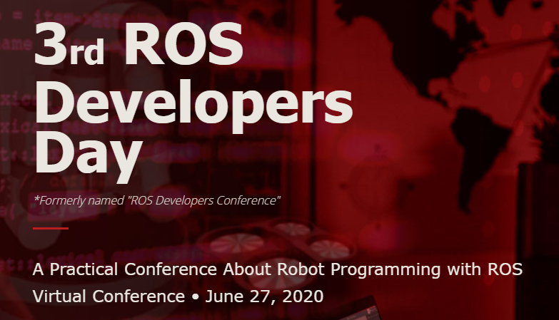 EProsima's tweet photo. We will see you tomorrow, 27th of July!
#ROSDevDay2020:
- Server-Client Discovery: an alternative node discovery mechanism for #ROS 2
- Introduction to #microROS: getting started with @ZephyrIoT
More information:ย https://t.co/x78eYsk6Ic
#FastDDS #FastRTPS #goROS https://t.co/ByXgICkRlK