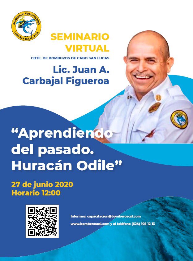 Recordando las lecciones no aprendidas del Huracán Odile. Inscripciones en bomberoscsl.com #BomberosCSL