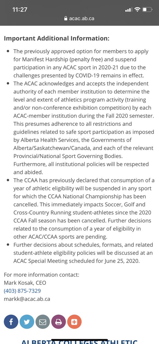 So, a couple things to add to the thread.I was sent a screent shot of information made available on the  @ACAC_Sport which covers a couple of things, but notably manifest hardship./24