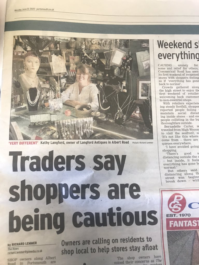 We made the local press! 
Article in <a href="/portsmouthnews/">The News, Portsmouth</a> #Southsea #Portsmouth