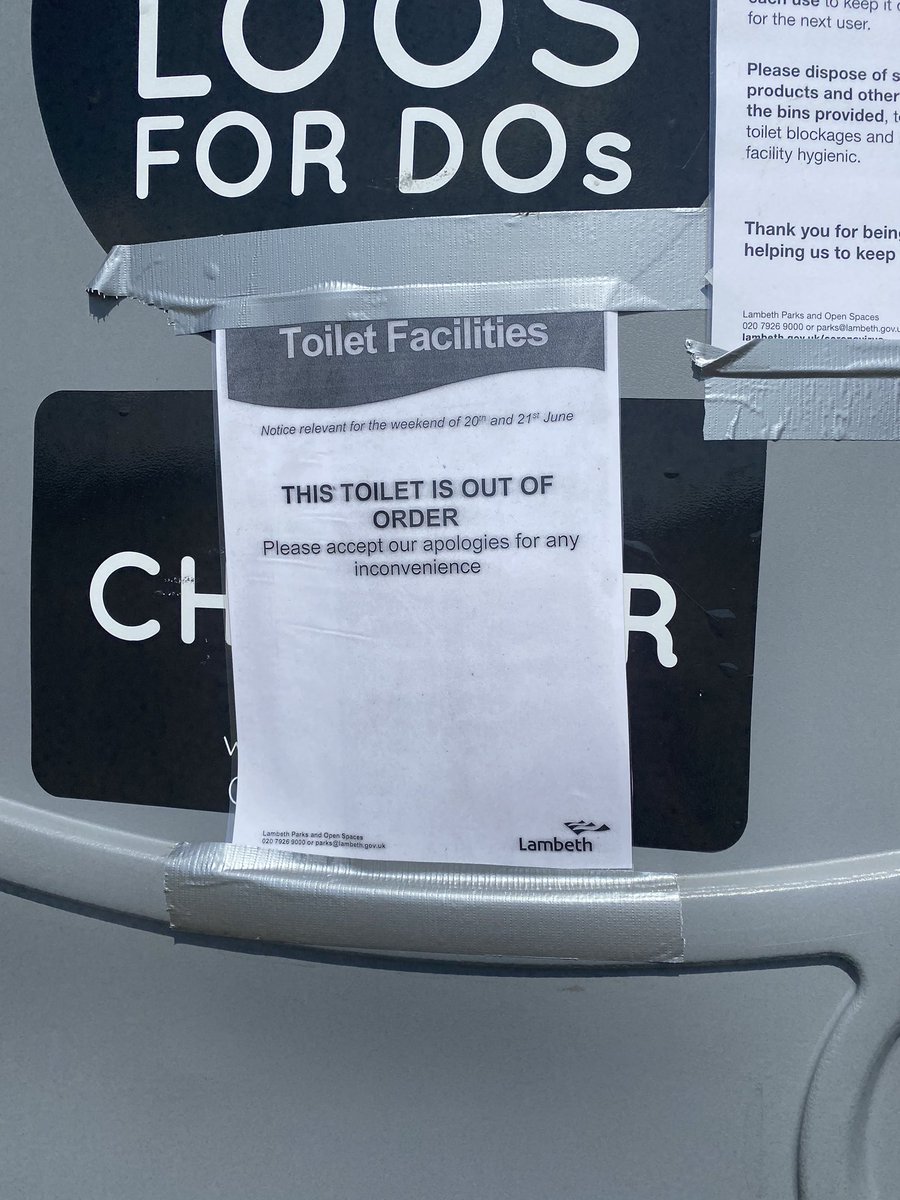 MariaHotWheels's tweet photo. @lambeth_council once again the disabled is out of order this unacceptable they as a disabled person I can’t use the toilet #Disgraceful #needtheloocantgo #accessibility https://t.co/OzQwjGPcaa