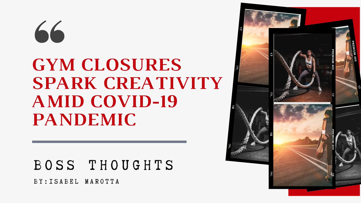 BrandingBosses's tweet photo. In this week's edition of #BossThoughts, we breakdown the effects of COVID-19 on the gym industry and the creative solutions that have arisen from the pandemic.
Read more: https://t.co/LUSt9qm6Bp
#stayhome #covid19impact #homeworkouts #digitalworkout #stayhealthy #gymclosures https://t.co/gJxnPxcO0p