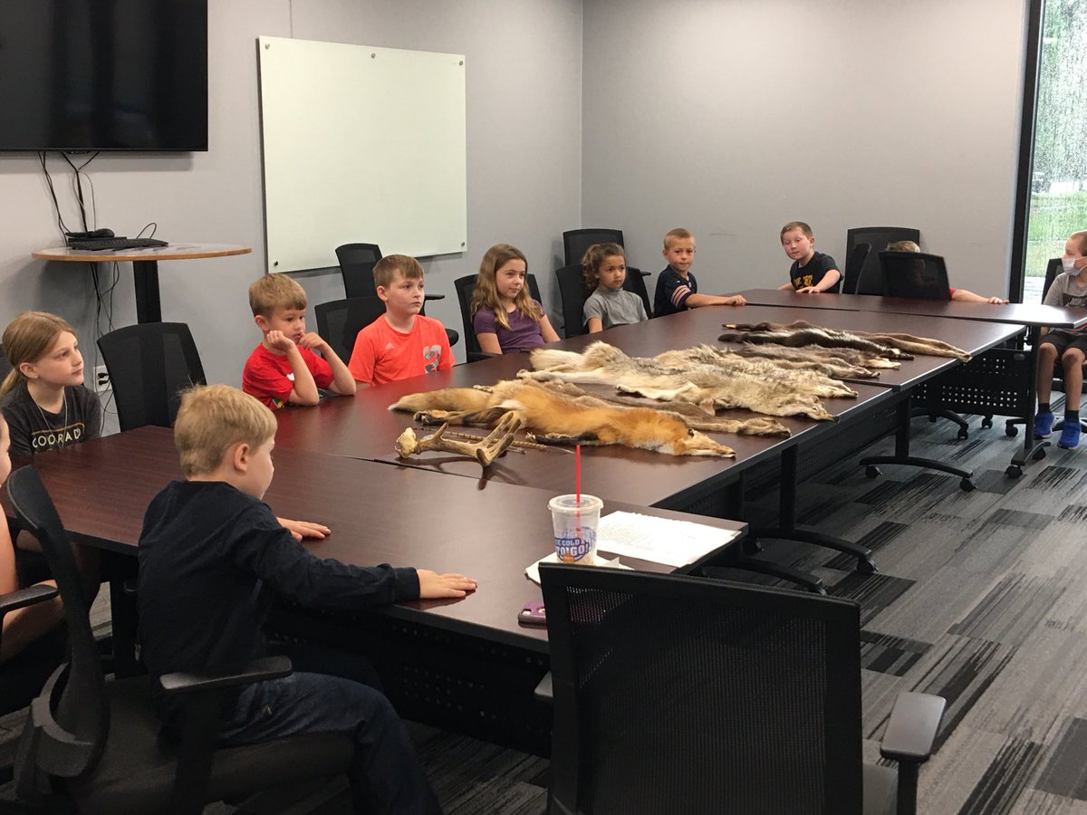 LTLions's tweet photo. Thanks to Megan from the Washington County Conservation office for her demonstration today at the Wellness Center’s Kids Camp!! #GoLoneTree https://t.co/Onca1wuExQ
