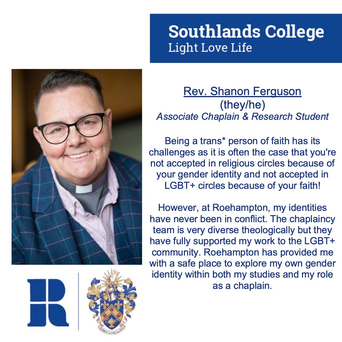 Roe_Southlands's tweet photo. As we celebrate #Pride week at #Roehampton we hear from some of our LGBTQ+ leaders at #Southlands College. #southlandscollege #weareur #roehamptonuniversity #roehamptonuni #lgbt #LGBTQ https://t.co/Oz18rc6VNA