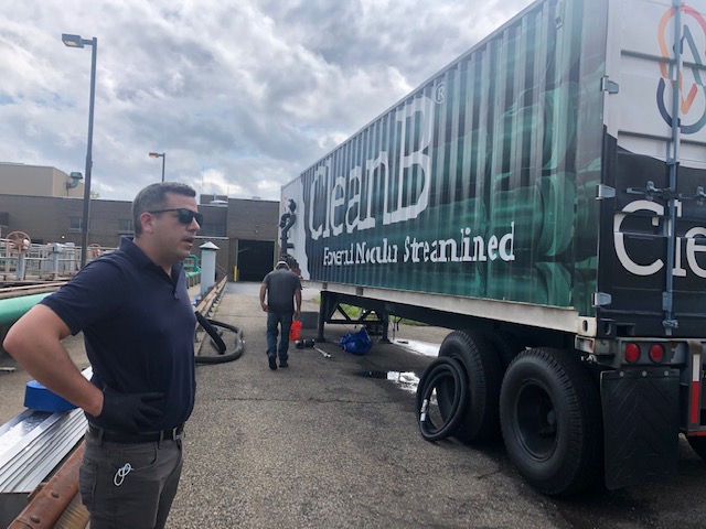BCRenv's tweet photo. Here's BCR's Mike Norris, Product Manager, Advanced Oxidation Technology setting up for last week's CleanB® demos. Want to see what CleanB® can do for your WWTP? https://t.co/QpMX21ifww #BCRCleanB #CleanBchemicaltreatment https://t.co/g9qLOazxbh