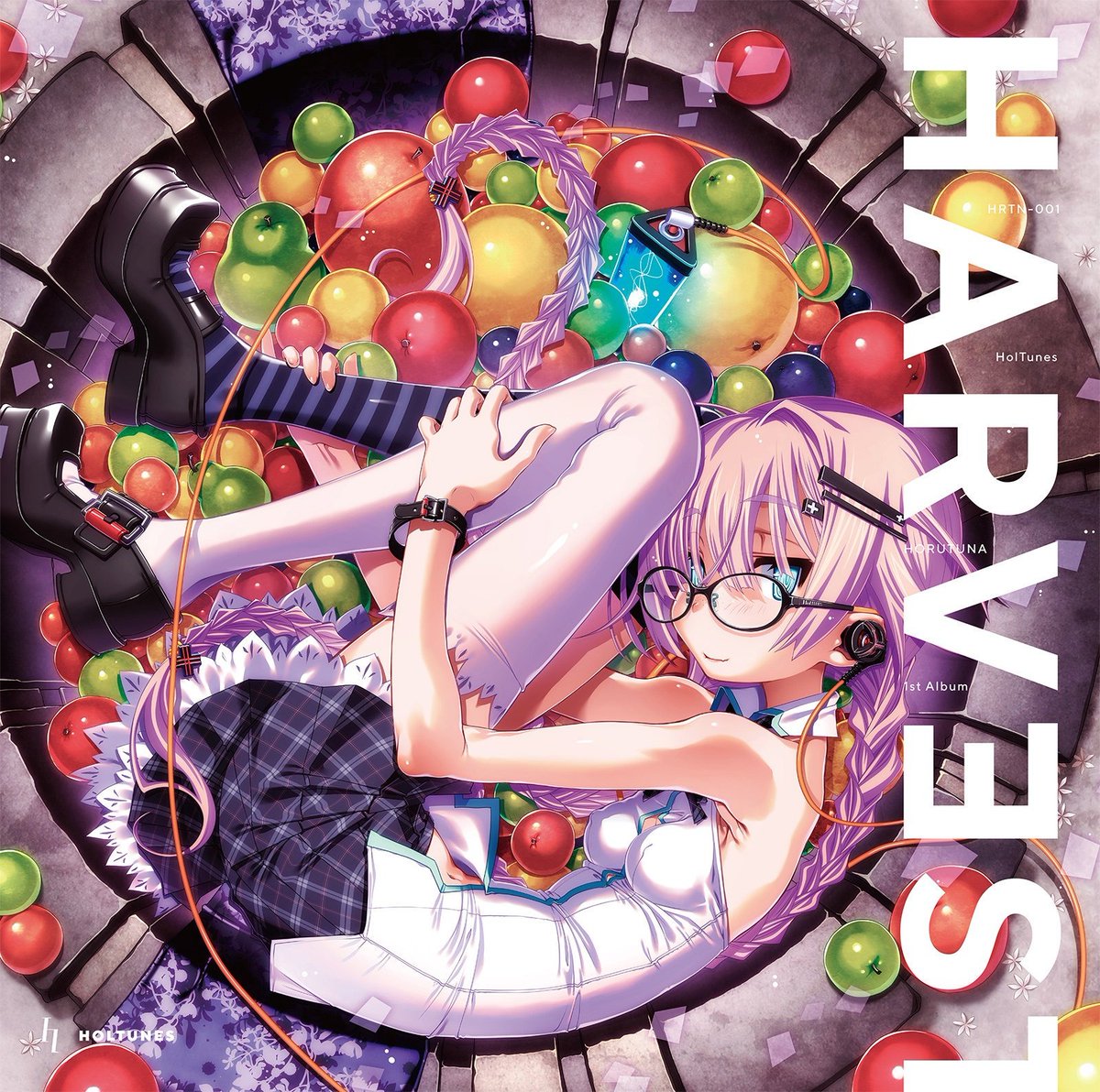 HolTunes様のジャケット絵として描かせていただいたものです。ジャケットデザインはヒトマスモドル様。7点目 