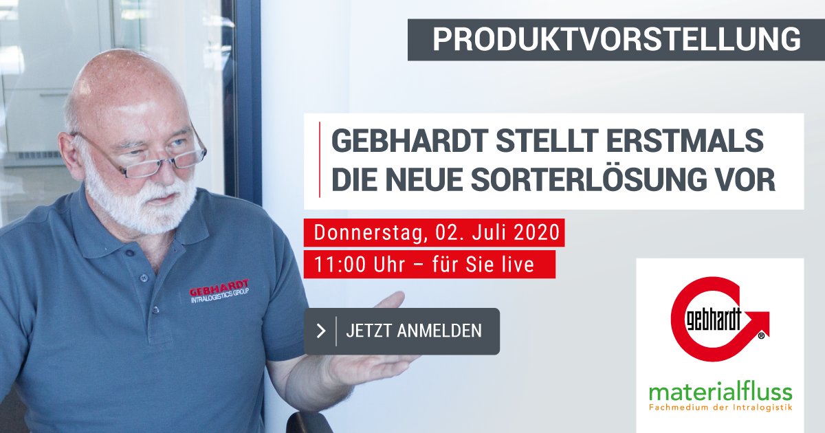 GebhardtGroup's tweet photo. Erfahren Sie in unserem Vortrag wie Sie die Systemkomponenten WE, Lager, Kommissionierung und Versand einsetzen, um Ihre Leistungsfähigkeit der Anlage zu steigern. Anmeldung: https://t.co/UryKT0k1vh 
#Premiere #Sortiertechnik #mehrKapazitaeten #Intralogistik #Expertentalk https://t.co/19Sybi02AQ