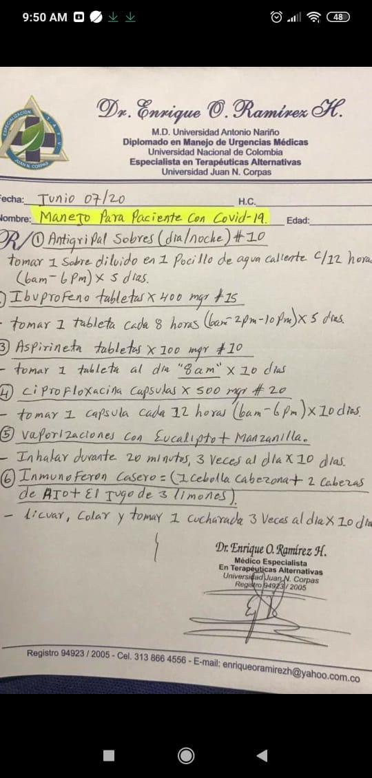 LESKER02's tweet photo. @jaimepumarejo @alcaldiabquilla Todo el mundo le va a dar sars cov2 o mal llamado Covid-19, porque es una gripe, sabe porqué muere tanta gente, porque los medicos dan mal tratamiento,  llevo mas de 4 meses diciendo esto, mi familia y to nos curamos con tratamiento eficaz y barato... https://t.co/n6a30b2Pr8