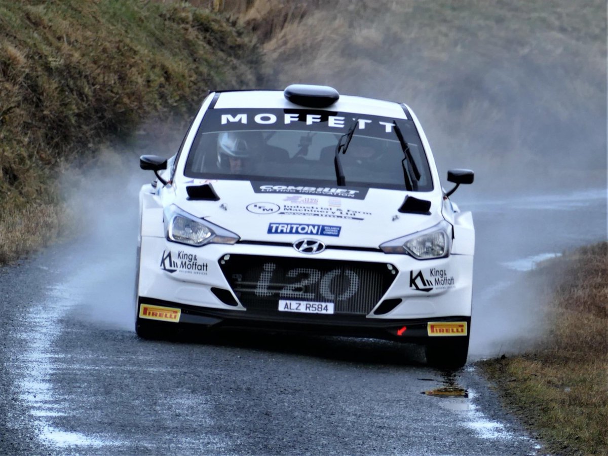 thisisirishral1's tweet photo. . @joshmoffettcom1 &amp; @AHayesNav will make the trip too Belgium to tackle the @RallyOVV in the @CombiliftRally i20 R5! https://t.co/LSbYmJjBGT