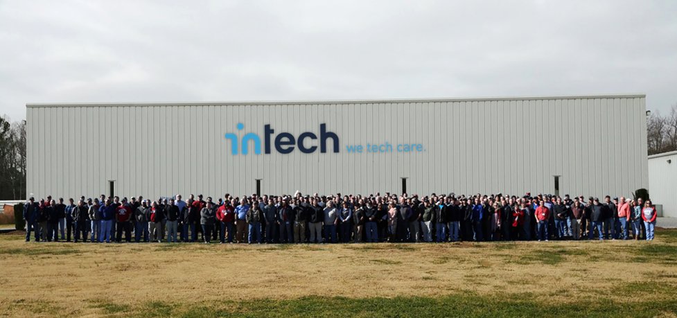 Intechmedical's tweet photo. Today we celebrate the 5th year anniversary of the integration of Athens, Alabama team (formerly Turner Medical) within the Intech Group. This union marked the beginning of a new adventure. Thank you for teaching us all “southern hospitality”! Proud to be an Intecher. #wetechcare https://t.co/QqWtS3szXT