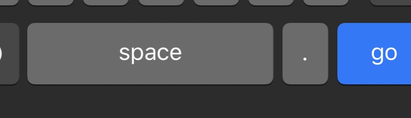 Question: Why, when the space bar is so much bigger than the period key do I constantly type periods between words when using a search engine? Almost exclusively when searching.