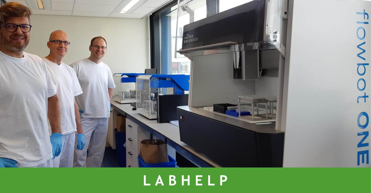 WURbvr's tweet photo. #Coronavirus | Last week the first #flowbotONE in the Netherlands was installed at our lab. This system @Labhelp will help speed up #COVID19 testing. https://t.co/pLfo5zx8Ef