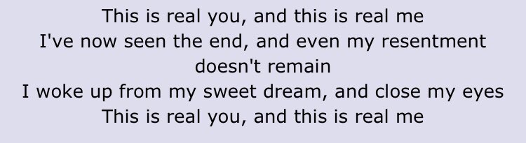 Outro Tear…being scared of love:/ also i know many consider this a gay break up song,, and now we know that yoongi wrote it in response to their talks of disbanding and it makes it even more sad and gay,,,,
