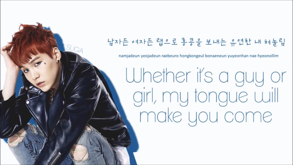 Cypher pt 3 ! yoongis iconic line while hoseok moans in the bg, flowjob, unnies call me ppi ppi (gay men in s. Korea sometimes call older women they are close to unnie instead of noona), just guys being dudes on a diss track