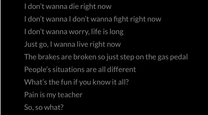 So what ! gay club anthem me thinks ! saying who cares what they think about me and wanting to just have fun and shout and be yourself !! also taejin gay !! (pic from  @lesbian_sope uwu)