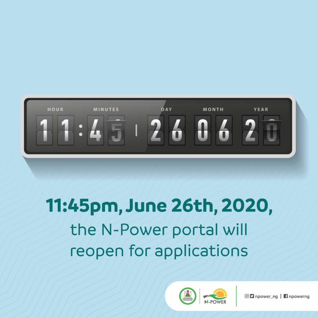 lamz_baba's tweet photo. #Npower2020Recruitment
Here is how to prepare for the N-Power application
1. Portal opens today at 11.45pm.
2. Application is FREE. Do NOT pay anyone to apply on the N-Power portal.
3. Get a printout or accurate details of your BVN. #NPower2020Recruitment #NPowerBatchCIntake https://t.co/4haMLapR3W