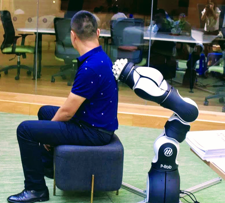 FP_Robotics's tweet image. Fancy a massage by Massimo - the massage robot by F&P Robotics? 
Find out more about care solutions: fp-robotics.com/en/care-roboti…
#RoboterLio #FProbotics #lio #innovation #engineering #machinelearning #startups #deeplearning #ai #robotics #healthcare #artificialintelligence #future