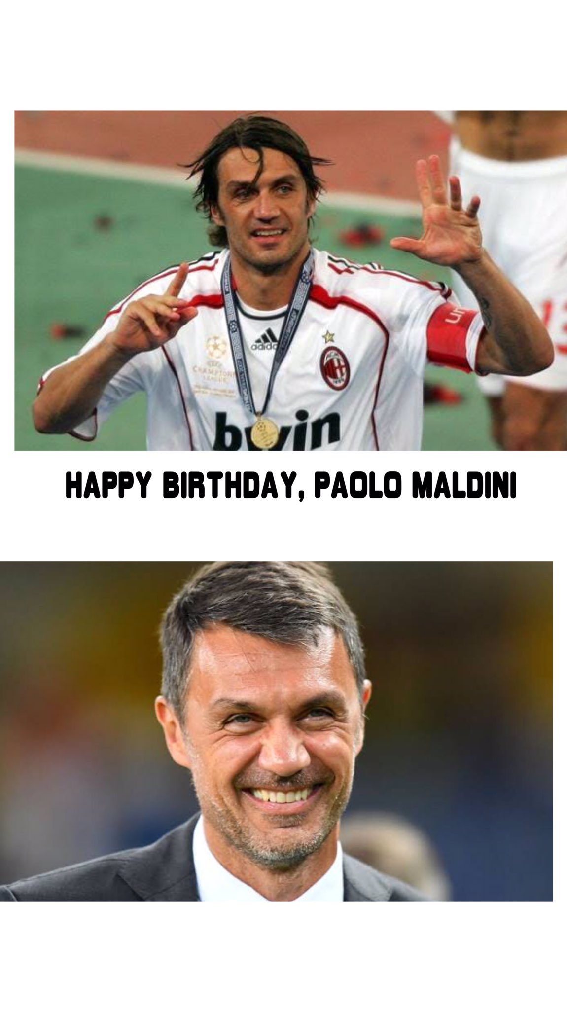 We celebrate one of the greatest defenders of all-time! Happy 52nd birthday to Paolo Maldini! 