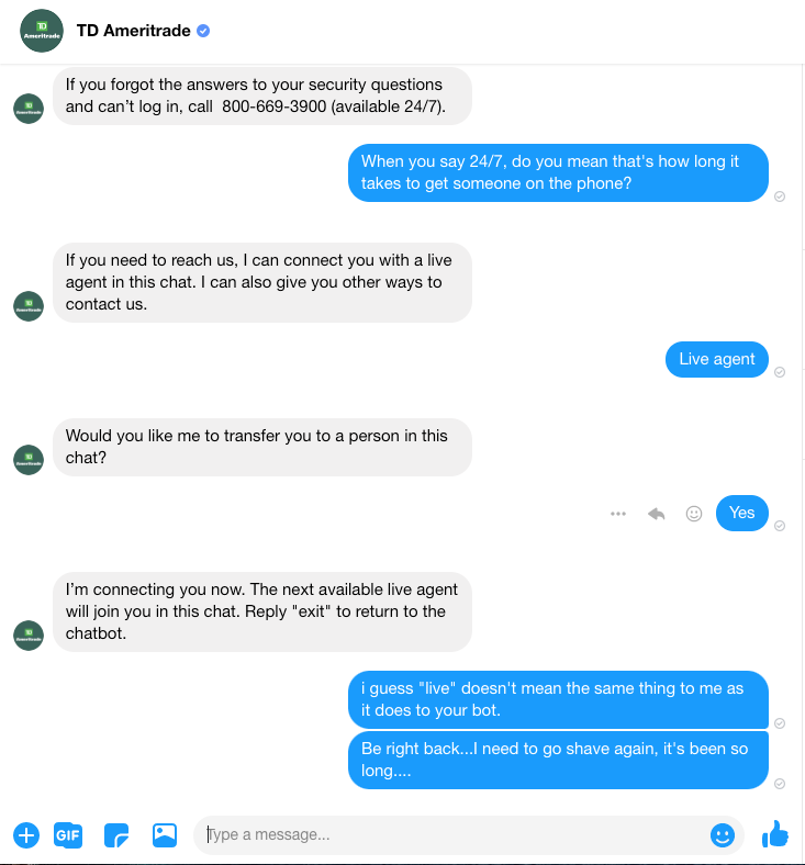 Td Ameritrade On Twitter I M Sorry For The Wait But If You Are Having A Login Issue Due To Forgotten Login Info You May Click The Forgot Link On The Login Page