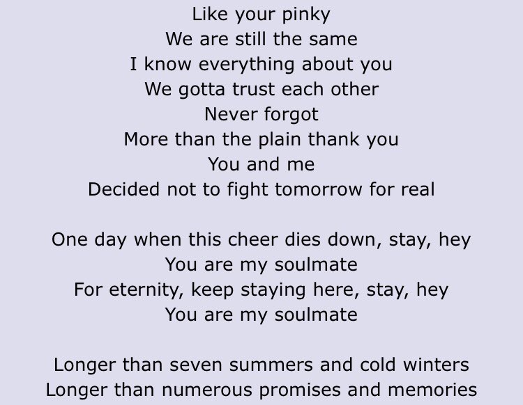 Friends! its by vmin thats it,,, jk childhood best friends to lovers vibes, calling each other soulmates,, its gay ur honor