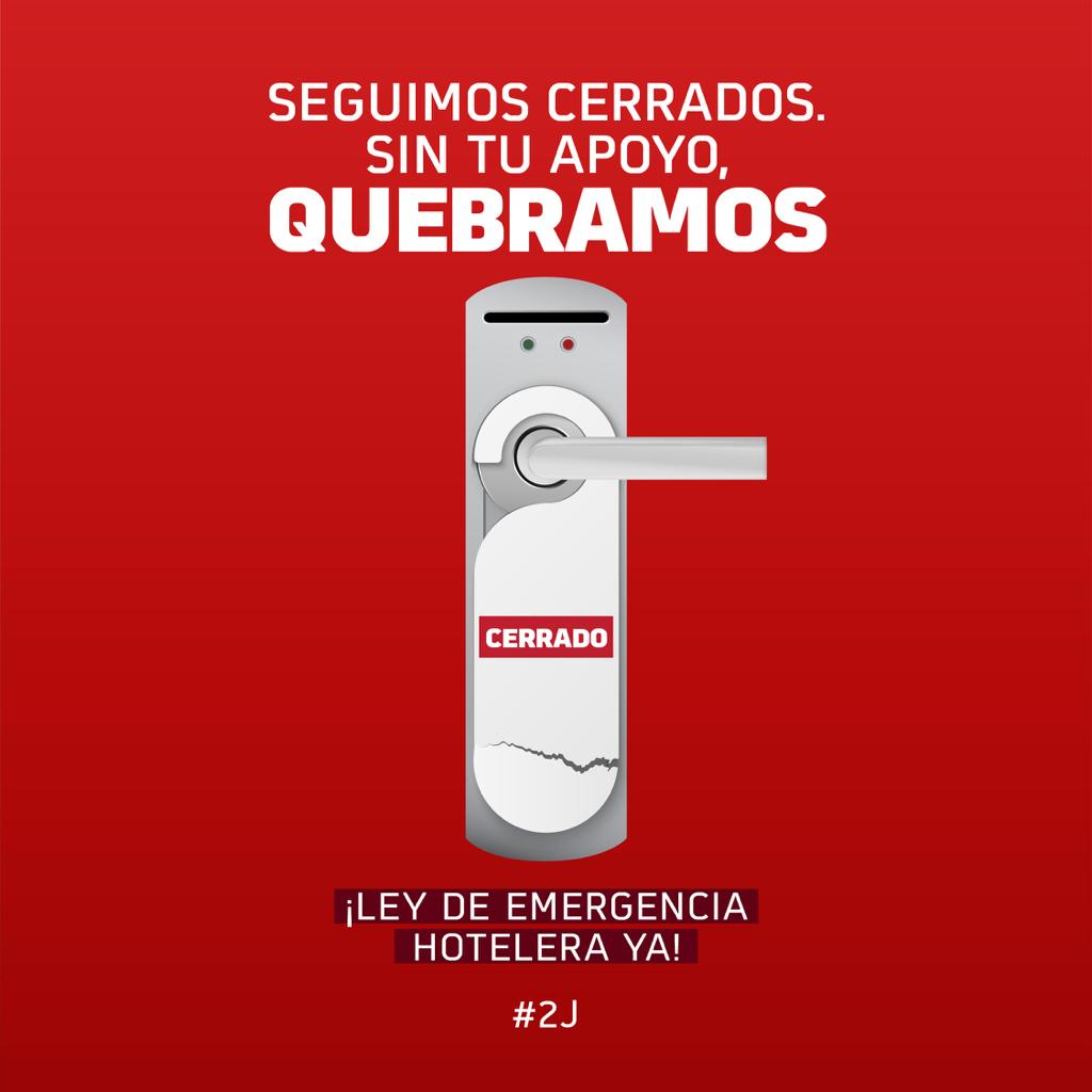 Sumate compartiendo este contenido. El 2 de julio haremos una protesta simbólica frente a nuestro establecimiento. Sin tu apoyo, cerramos. Sin Ley de Emergencia para nuestro sector, quebramos.
#EmergenciaGastronomica u Hotelera (lo que corresponda)