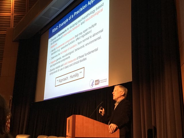 NIMH_RDoC's tweet photo. Remember when meetings and conferences were in-person? #FBF to Dr. Bruce Cuthbert's talk at #TIPS2018 entitled "Enabling Technologies: Toward Bridges Across Translational Gaps in Psychiatry"; https://t.co/2JPaMIPJ8Y
#RDoC
#MentalHealthMatters https://t.co/qPSjx5hmuK
