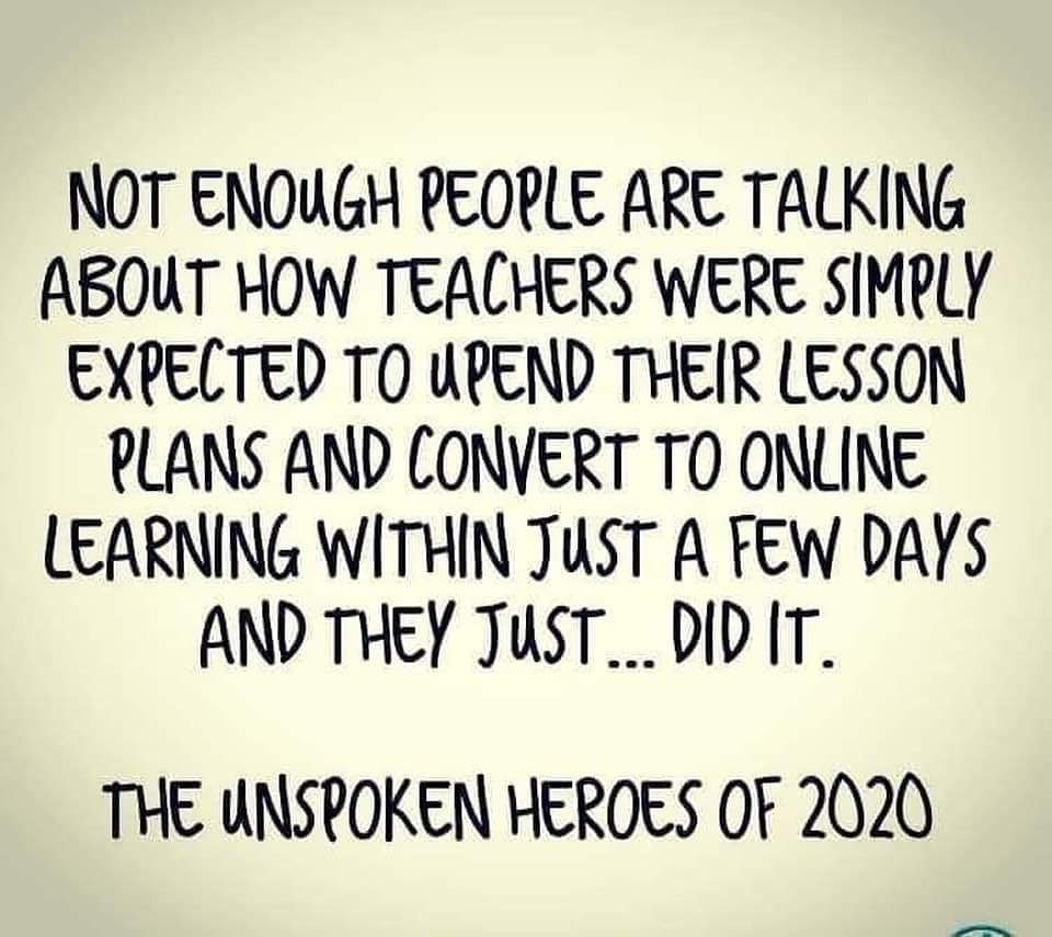 Thank you teachers. 🧡