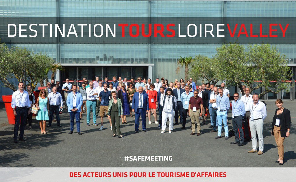 Toursevents37's tweet photo. 60 acteurs de la filière événementielle et du tourisme d'affaires s’unissent et se mobilisent pour promouvoir la #DestinationToursLoireValley 
Un label "Safe meeting #Tours Loire Valley, destination engagée" qui garantit la sécurité va être rapidement mis en place.
#safemeeting https://t.co/YDvYSs5NRK