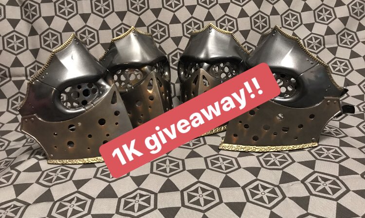 ForHonorProps's tweet photo. Twitter exclusive 1k giveaway! Your chance to grab an Apollyon mask! Retweet and like this Post to enter 🥴🖤 follows are highly appreciated https://t.co/dICCb4PJvi