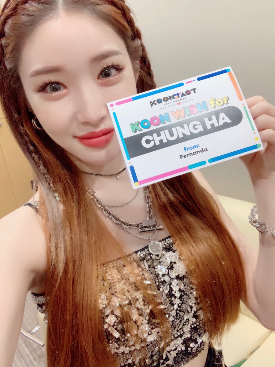 KCON_official's tweet photo. [KCON:TACT 2020 SUMMER]

#KCONWISH cupcakes for our sweetie #CHUNGHA from #KCONTACT and #KCONers ! 

▶#MnetKpopYouTube: https://t.co/E2B2iQBHoH 
#KCON #LetsKCON #KCON247 #KCON2020 https://t.co/LsYLq8l7dt