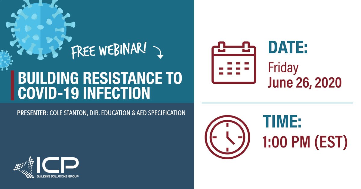Last chance! Register for ICP's free webinar on disinfection protocols in the new normal. Webinar takes place today at 1:00pm EST. Click here to register: icpgroup.zoom.us/webinar/regist…