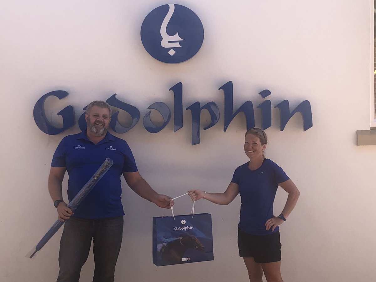 Godolphin winning line tweet media