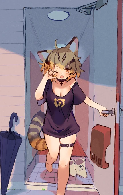 お隣に住んでるバンドマン?スナネコさん 