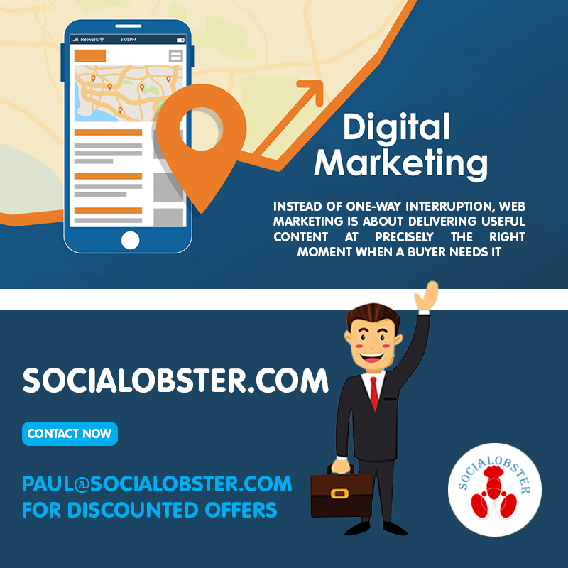 _Socialobster_'s tweet photo. Videos can attract a different audience, one that might not want to take the time to read a white paper or an article.
For more info visit: https://t.co/FCPNYdekaA
#SocialMediaMarketing #SocialMedia #SMM #SEO #SEM #OnlinePromotion #ExplainerVideo #VideoMarketing #Socialobster https://t.co/e8CNNnD97r