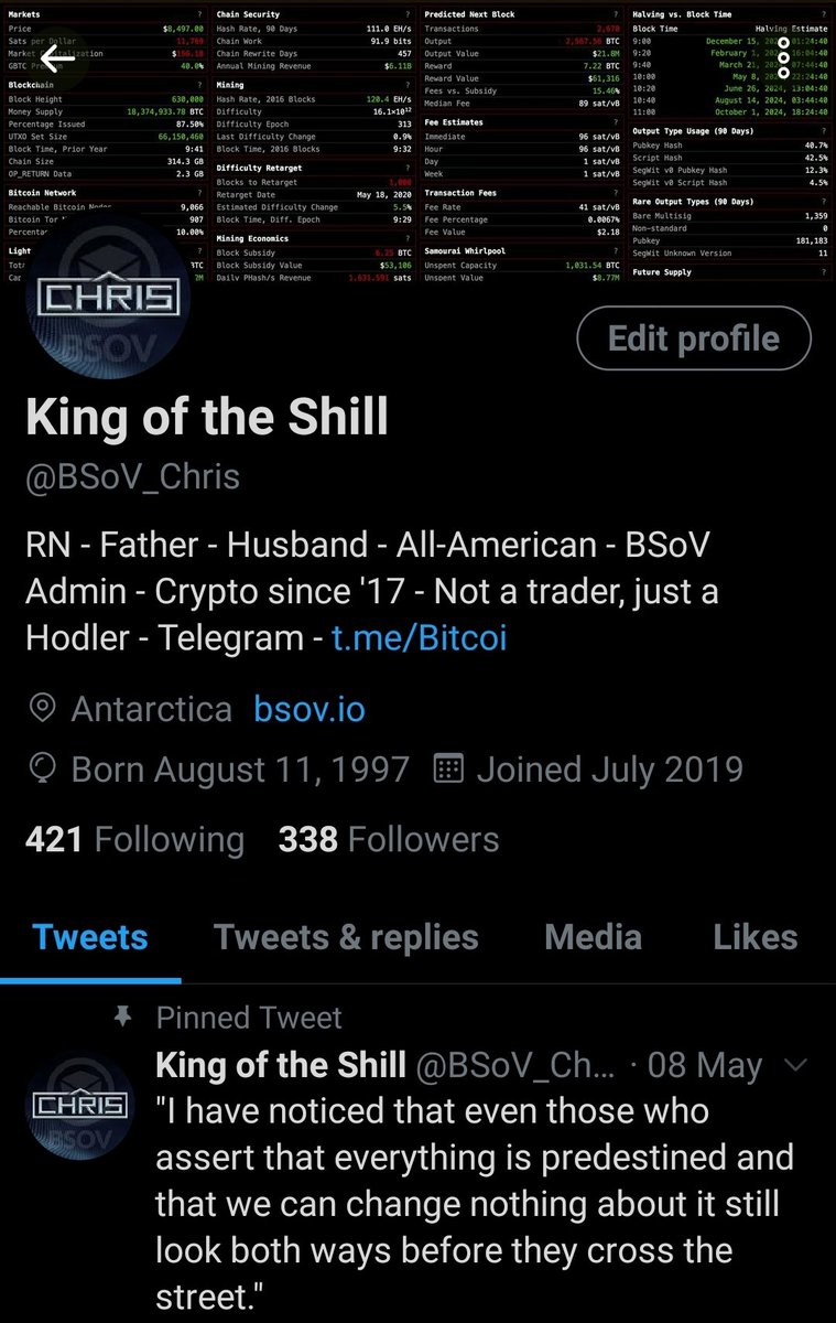 KingofTheShill_'s tweet photo. Thank you to all the new followers!
Let's hit 1,000 in the near future ;)

#BSoV #BitcoinSoV #deflationary #minable #SoliditySHA3 #Bitcoin #BTC #Ethereum #ETH #cryptocurrency #Crypto https://t.co/X88DRYgm6L