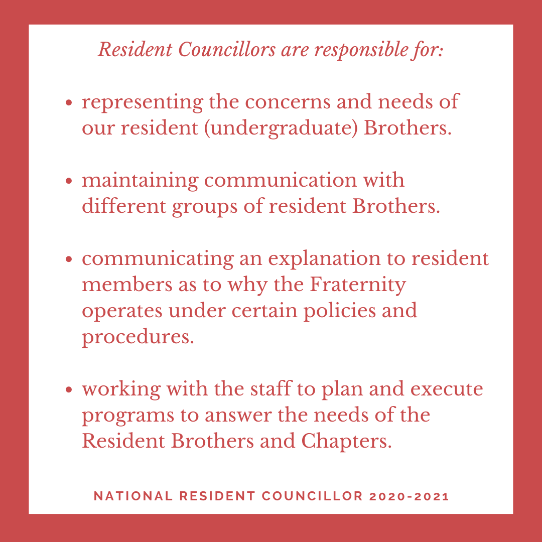 AlphaChiRho's tweet image. Are you a resident (undergraduate) Brother interested in joining the National Council? Nominations are open for the Resident Councillor positions! Start the process here: axp.formstack.com/forms/resident…