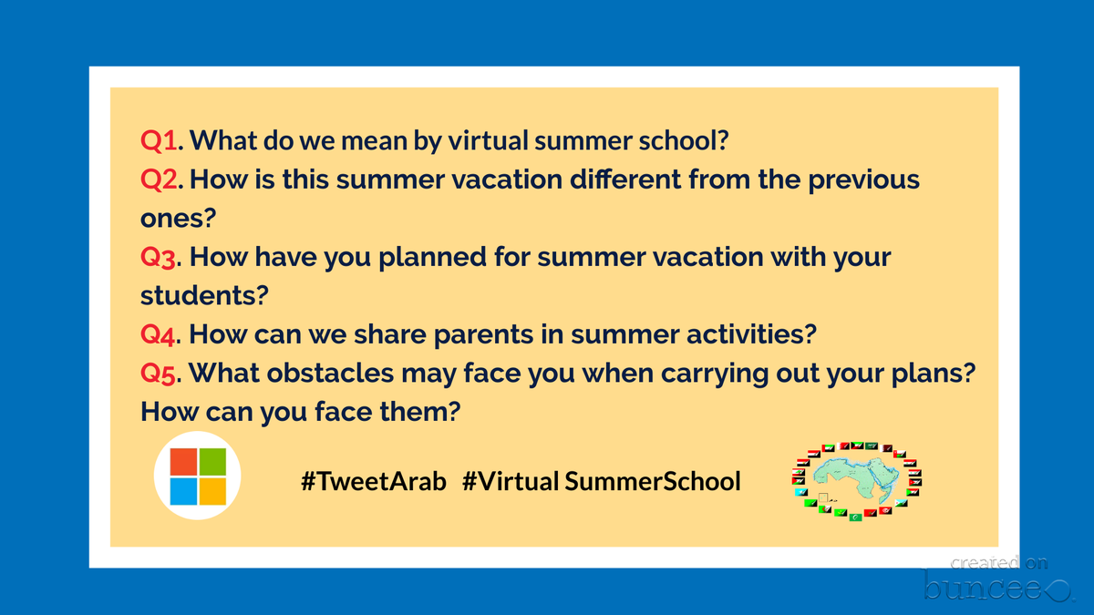 TImanShaheen1's tweet photo. Waiting for your participation in our event within 15 minutes
#TweetArab
#MicrosoftEDU 
@ochifaysel @TweetMeet @wakelet @MicrosoftEDU @eda_gimenez @Doctor_Harves @EdChatEU @EdChatIND @IleneWinokur @Buncee @alawadi_laila @abu_shammalla @DevraoLekul @drmunahi @jbara_samia https://t.co/ODVrIfQuD2