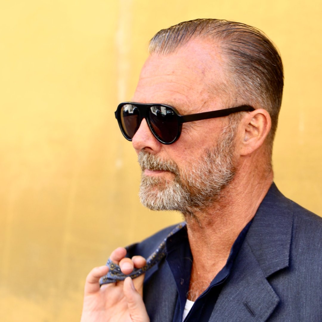 Bold London on X: A look back at Bold Sunglasses at Pitti Uomo, the most  influential menswear event in the world, in Florence, Italy. Lalle wears  our Bold Buxton Aviator sunglasses in