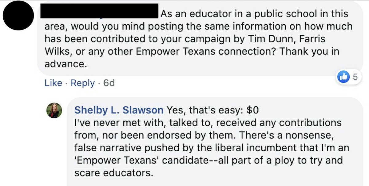 But then there are the politicians who will tell you “I’ve never met with, talked to, received any contributions from, nor been endorsed by them.”