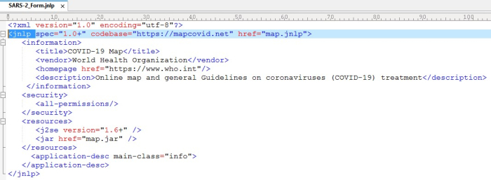 ks7000's tweet image. TrickBot Disguised as COVID-19 Map #JNLP  #JAR
trustwave.com/en-us/resource…
Diana Lopera @Trustwave .