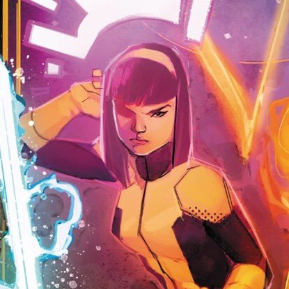 the new mutants: 11/10lesbians: xian, dani, illyanaall three go above and beyond they’re glorious extra points for that one time xian ditched superheroing to get a pink buzzcut of two gfs