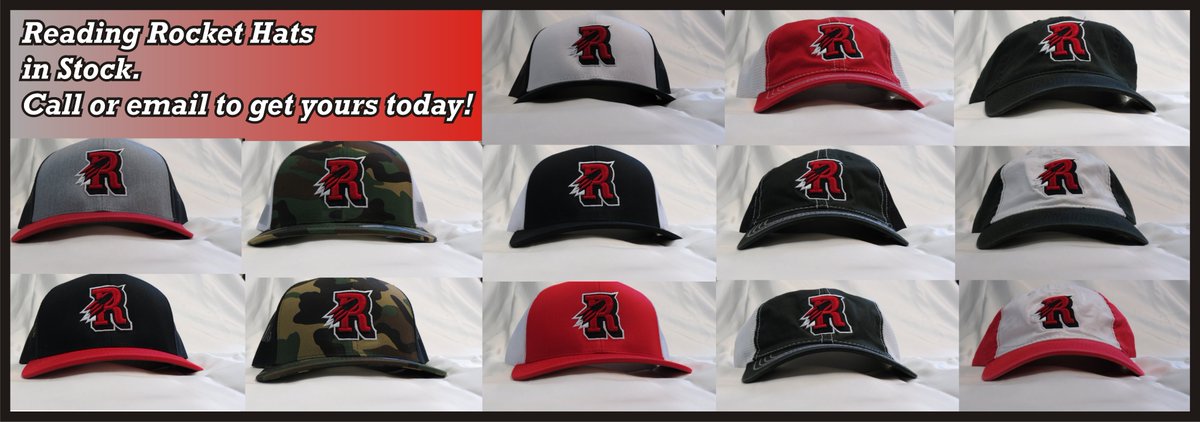 ReadingTrophy's tweet image. We have Reading Rocket hats in stock! Call 781.944.7171 or email us at info@readingtrophy.com to get yours today!